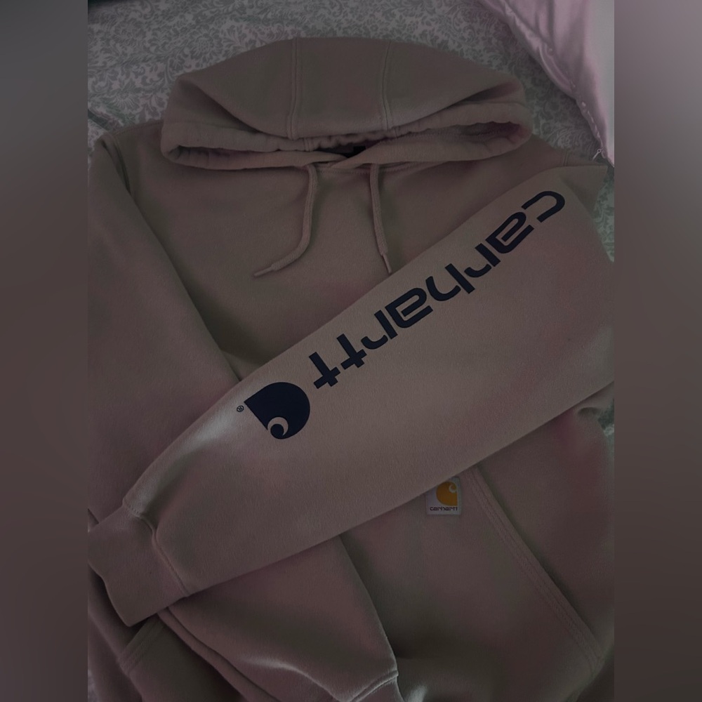 Carhartt Women’s Hoodie in Soft Pink